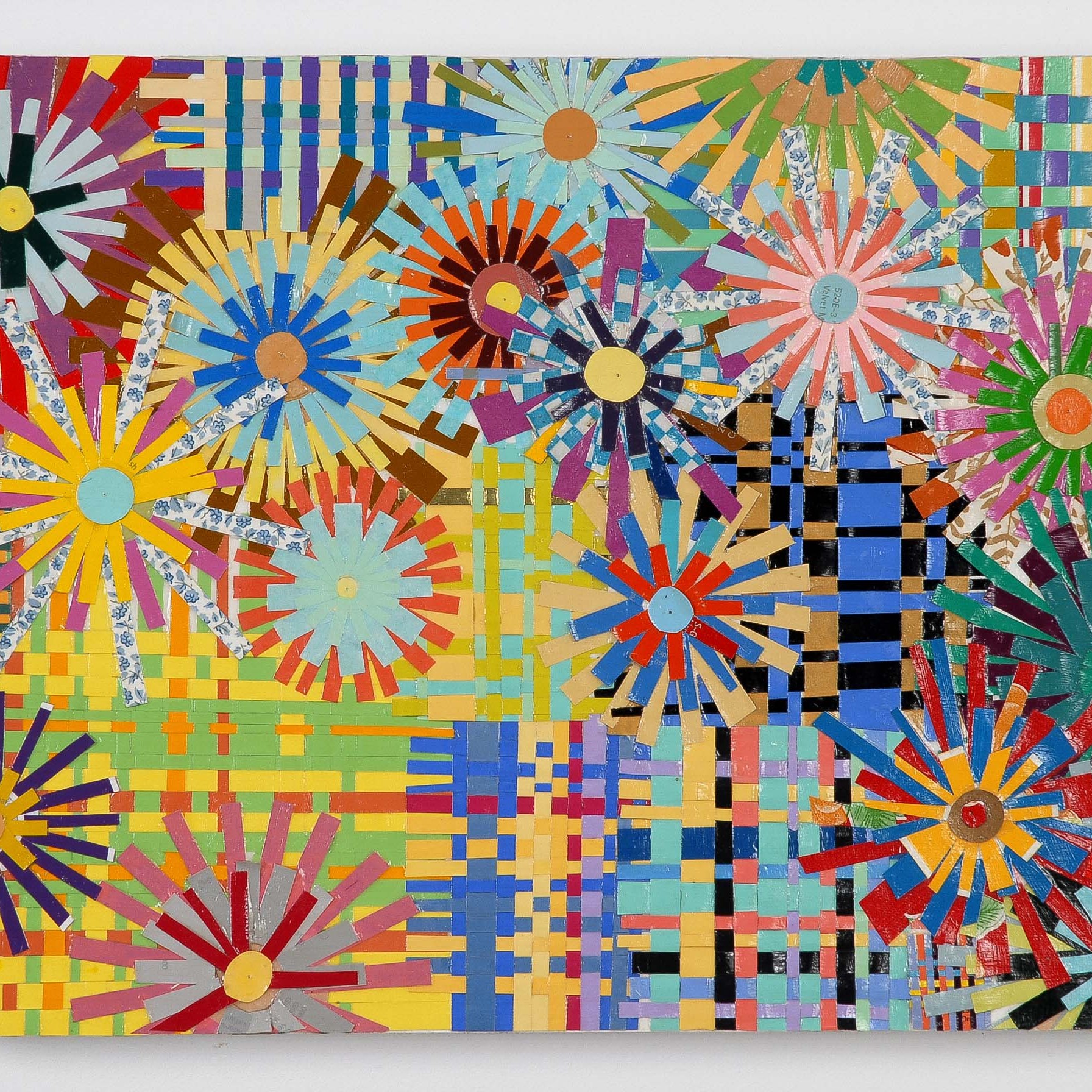 Patchwork - 2008 | Found paper on acrylic on wood | 16 x 20 in